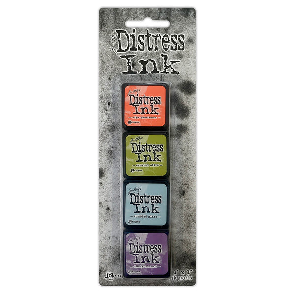 Tim Holtz Distress 1x1" Ink Pad Mini Kit 8