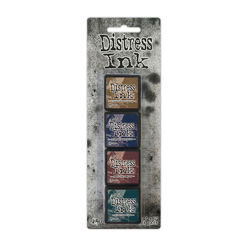 Tim Holtz Distress 1x1" Ink Pad Mini Kit 12