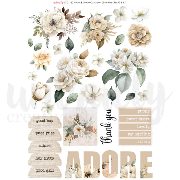 Uniquely Creative Willow & Grace Cut-A-Part Sheet