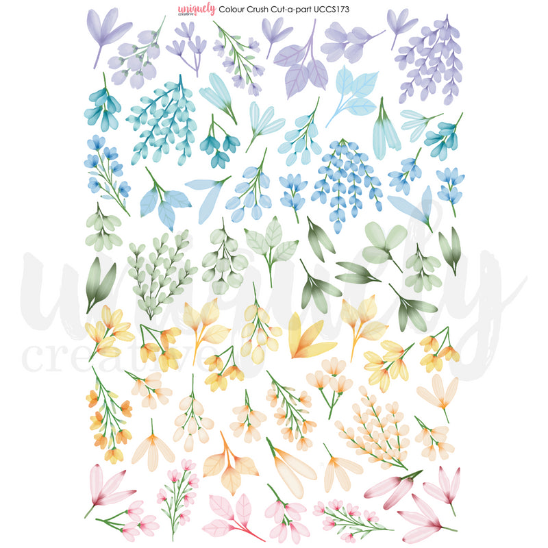 Uniquely Creative Colour Crush Cut-A-Part Sheet