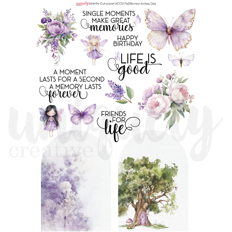 Uniquely Creative Serenity Cut-A-Part Sheet