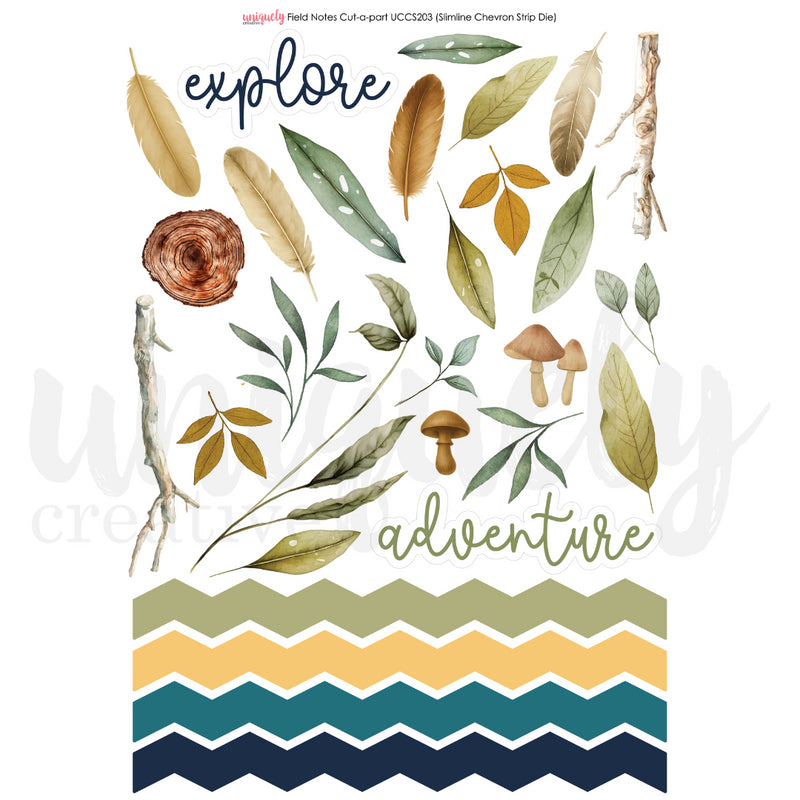 Uniquely Creative Field Notes Cut-A-Part Sheet