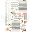 Uniquely Creative Bohemian Escape Cut-A-Part Sheet