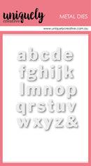Uniquely Creative Small Lowercase Alpha Die
