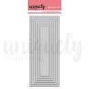 Uniquely Creative Slim Stitched Nesting Rectangle Die