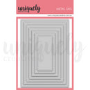 Uniquely Creative Stitched Nesting Rectangle Die