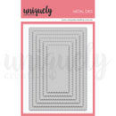 Uniquely Creative Scalloped Nesting Rectangle Die