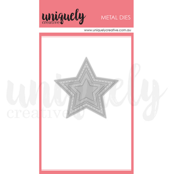 Uniquely Creative Stacked Stars Die