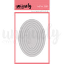 Uniquely Creative Stitched Nesting Oval Die