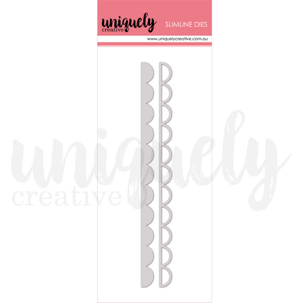 Uniquely Creative Slimline Scallop Strip Die