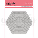 Uniquely Creative Scalloped Nesting Hexagon Die