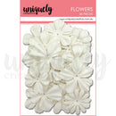 Uniquely Creative White Layering Flowers