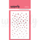 Uniquely Creative Twinkly Stars Stencil
