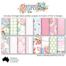 Uniquely Creative Patchwork Roses 6 x 6" Collection Pack
