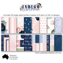 Uniquely Creative Indigo Bloom 6 x 6" Collection Pack