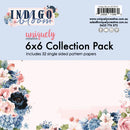 Uniquely Creative Indigo Bloom 6 x 6" Collection Pack