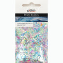 Ribtex Resin Confetti Flakes Neon Multicolour Assorted Sizes 15g