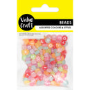Value Craft Pastel Round Alphabet Beads 25g