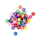 Value Craft Alphabet Round Beads 25g