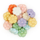 Value Craft Pearlescent Daisy Beads 15 Pieces