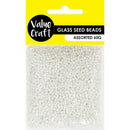 Value Craft Ivory Pearl Glass Seed Beads 60g