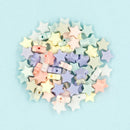 Value Craft Pearl Finish Pastel Star Beads 20g