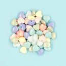 Value Craft Pearl Finish Pastel Heart Beads 20g