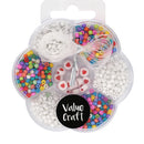 Value Craft Mixed White Bead Kit 1015 Pieces