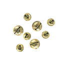 Value Craft Assorted Gold Sleigh Bells 35 Pieces