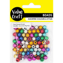 Value Craft Metallic Round Beads 20g