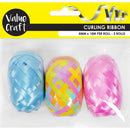 Value Craft 5mmx10m Curling Ribbons Pack of 3