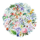 Value Craft Stickers Flower Mix Die Cuts Pack of 50