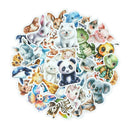 Value Craft Stickers Cute Animals Die Cuts Pack of 50