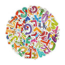 Value Craft Stickers Alphabet Mix Die Cuts Pack of 50