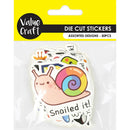 Value Craft Stickers Fun Puns Die Cuts Pack of 50