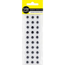 Value Craft 12mm Adhesive Joggle Eyes Black and White 30 Pieces