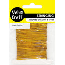 Value Craft Elastic Stretch Cord Gold 6m