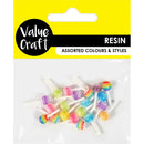 Value Craft 14mm Resin Lollypop Embellishments 20 Pieces
