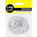 Value Craft Elastic Thread White 10m