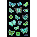 Value Craft Stickers Glow in the Dark Butterflies Multicolour