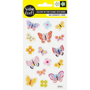 Value Craft Stickers Glow in the Dark Butterflies Multicolour