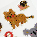 Value Craft Stickers Gold Foil Animals Mix
