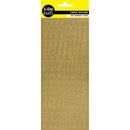Value Craft Stickers Metallic Alphabet Gold