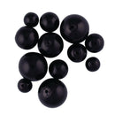 Value Craft Black Pearl Glass Beads 49 Pieces