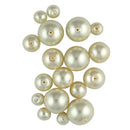 Value Craft Ivory Pearl Glass Beads 49 Pieces