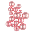Value Craft Soft Pink Pearl Glass Beads 49 Pieces