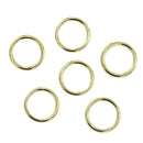 Value Craft Gold Metal Rings 3mm x 25mm 6 Pieces