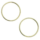 Value Craft Gold Metal Rings 3mm x 50mm 2 Pieces