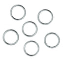 Value Craft Silver Metal Rings 3mm x 25mm 6 Pieces