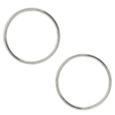 Value Craft Silver Metal Rings 3mm x 50mm 2 Pieces